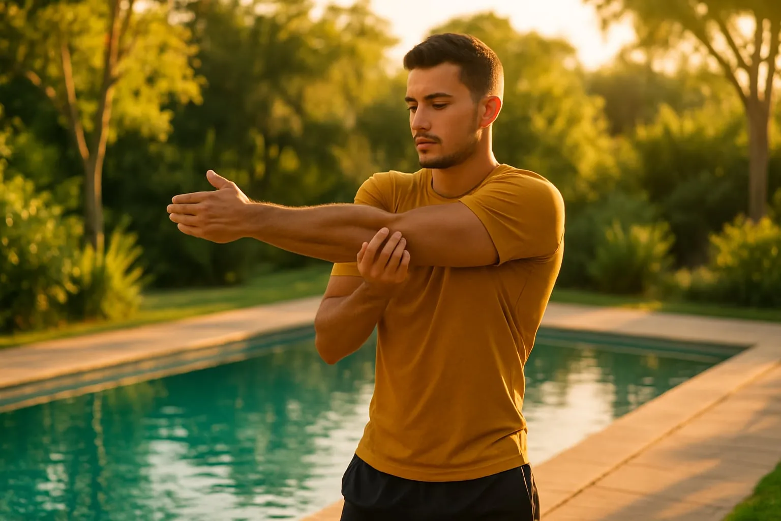 Pre-Swim Warm-Up for Back and Shoulder Relief