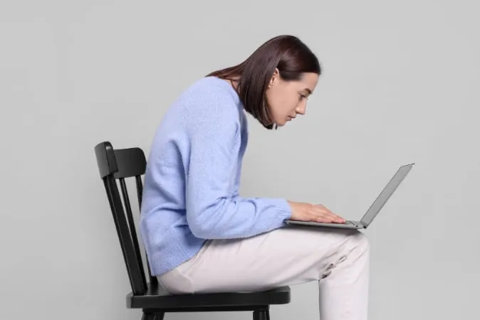 Slouching
